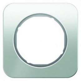 10112109 Рамка R.1 Полярная белизна, стекло 1-постовая Berker