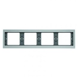 13837003 Рамка K.5 Алюминий 4-постовая Berker