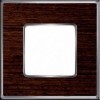 FD01311WCB Рамка Vintage Wood Венге / Хром 1-постовая Fede