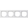 021429 Рамка E2 Белый глянец 4-постовая Gira