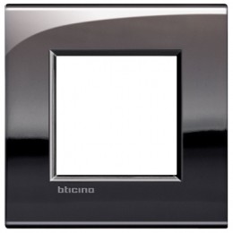 LNE4802PT Рамка LivingLight Air Олово 2-модульная Bticino