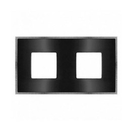 FD01432GRCB Рамка Belle Epoque Metal Bright chrome 2-постовая гор/верт. Fede