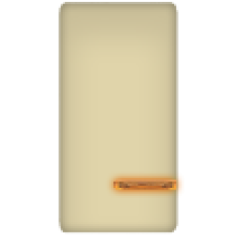 FD16705-AL Клавиша узкая с подсветкой, цвет Бежевый FEDE