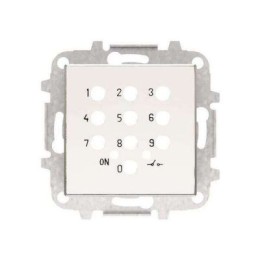 8553.5 BL Накладка для механизма электронного выключателя с кодовой клавиатурой 8153.5, серия SKY, цвет белый, ABB