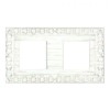 FD01222BD Рамка Provence White Decape 2-постовая Fede