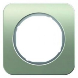 10112114 Рамка R.1 Полярная белизна, нержавеющая сталь 1-постовая Berker