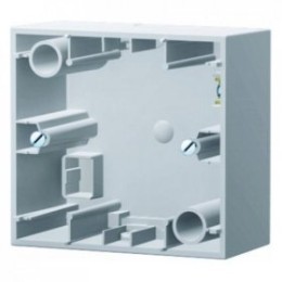 10417009 Коробка для наружного монтажа, 1-местная цвет: полярная белизна, с блеском K.1 Berker