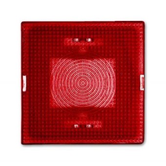 1565-0-0209 (2664-12-101), Линза красная для светового сигнализатора (IP44), серия Allwetter 44, ABB