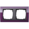 0212758 Рамка Event Clear Фиолетовый / Черный 2-постовая Gira