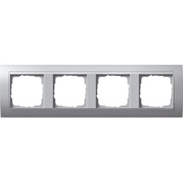 021436 Рамка Event Алюминий 4-постовая Gira