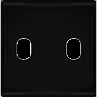 FD04321-M Монтаж. плата для выключателя тумблерного типа с 2 коннекторами, цвет черный пластик FEDE