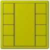LC504TSA4320F Les Couleurs® Le Corbusier KNX кнопочный модуль F 50 с четырьмя парами кнопок vert olive vif Jung