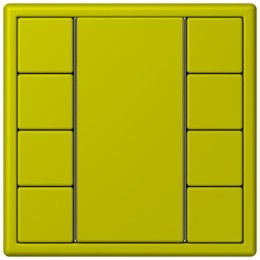 LC504TSA4320F Les Couleurs® Le Corbusier KNX кнопочный модуль F 50 с четырьмя парами кнопок vert olive vif Jung