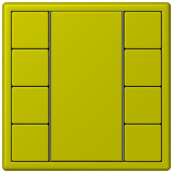 LC504TSA4320F Les Couleurs® Le Corbusier KNX кнопочный модуль F 50 с четырьмя парами кнопок vert olive vif Jung