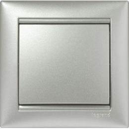 770151 Рамка Valena Алюминий 1-постовая Legrand