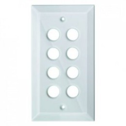 1388 Стеклянная Стеклянная накладка TS Прозрачный 8-постовая Berker