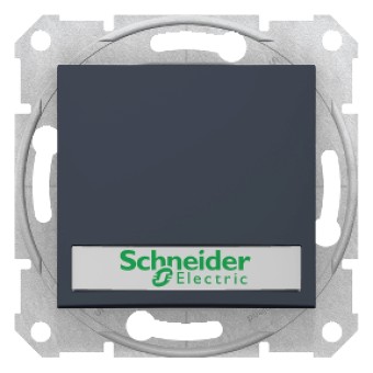 SDN1600370 Кн.выкл. с надп. подсв., графит Schneider Electric
