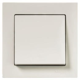 ATN000201 Рамка Atlasdesign Бежевый 1-постовая Schneider Electric