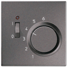 TRAL231AN LS 990 Антрацит Термостат комнатный, 10(4)А Jung LS серия