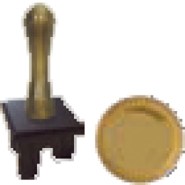 FD02316OR-M Тумблер , цвет Real Gold+black FEDE