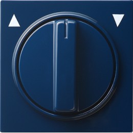 066646 Накладка с ручкой для жалюзи Синий Gira S-color