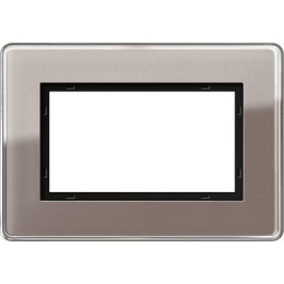 1001522 Рамка Esprit Glass C Дымчатое стекло 1,5-постовая Gira