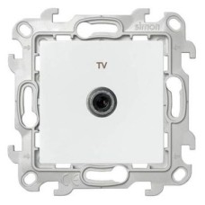 2450476-030 ТВ розетка оконечная, бел Simon 24 2450476-030 ТВ розетка оконечная, бел Simon 24