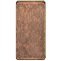 FD04311RU Клавиша для двухклавишных выключателей, цвет Rustic Cooper FEDE