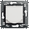 N4141MAP LivingLight Розетка 2К+З с крышкой и суппортом, цвет белый Bticino