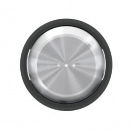 8601.3 CN Клавиша для 1-клав. выкл-й/перекл-й/кнопок линзой подсветки кольцо Стекло чёрное , ABB