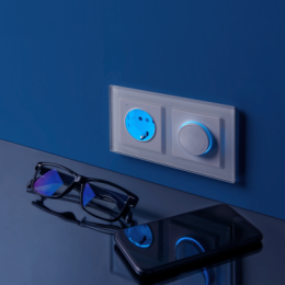 WL01-Frame-02 Рамка на 2 поста (белый,стекло) Favorit Werkel a030820