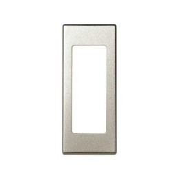 82040-65 Накладка на розетку без заземления, узкий модуль, S82C, шампань Simon