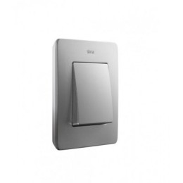 8200610-093 Рамка декоративная, 1 пост, Simon 82 Detail Original, алюминий-белый