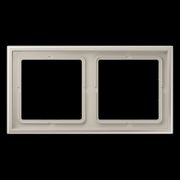 LSZES982BF Рамка LS ZERO Нержавеющая сталь 2-постовая Jung