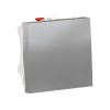 NU320630 Выключатель 1-клавишный, кнопочный, сх. 1 10 A, 2модуля, Алюминий Schneider Electric