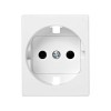 82041-50 Накладка с защитными шторками на розетку с заземлением, широкий модуль, S82C, белый Simon