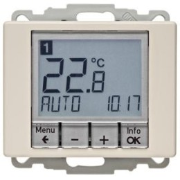 20440002 Регулятор температуры, с центральной панелью цвет: белый, с блеском Arsys Berker
