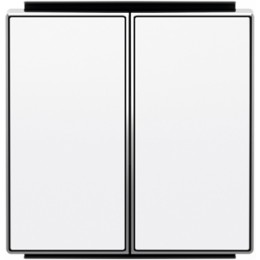 8542 BL Клавиша для 2-клавишного механизма выключатель+переключатель арт.8142, серия SKY, цвет белый, ABB