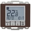 20440001 Регулятор температуры, с центральной панелью цвет: коричневый, с блеском Arsys Berker