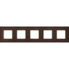 FD01605MK Рамка New Marco Мокко 5-постовая Fede
