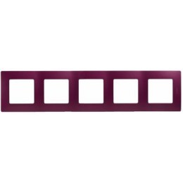 672565 Рамка Etika Сливовый 5-постовая Legrand
