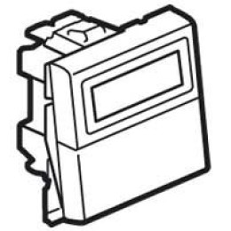 077043 Mosaic Кнопка переключатель 6A, с держателем этикеток Legrand