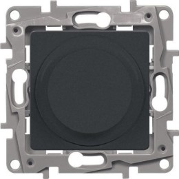 672619 Светорегулятор поворотный без нейтрали 300Вт - Etika - антрацит Legrand