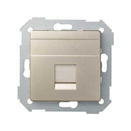 82008-34 Адаптер со шторками на 1 коннектор UTP (RJ45), SYSTIMAX, S82, S82N, шампань Simon