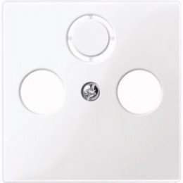 MTN296725 Центр. плата механизма TV/SAT 2-я(тройная) ,активно белый Merten