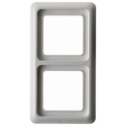 132909 Рамка с уплотнением IP44 Полярная белизна с блеском 1-постовая Berker