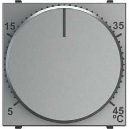 N2240.3 PL Механизм терморегулятора для тёплых полов с выносным датчиком температуры, 10А/250В, серия Zenit, цвет серебристый, ABB