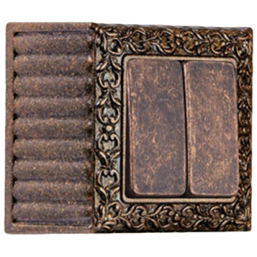 FD01521RC Рамка для накладного монтажа San Sebastian Медь 1-постовая Fede