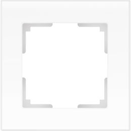 WL01-Frame-01 Рамка на 1 пост (белый матовый) Favorit Werkel a036576