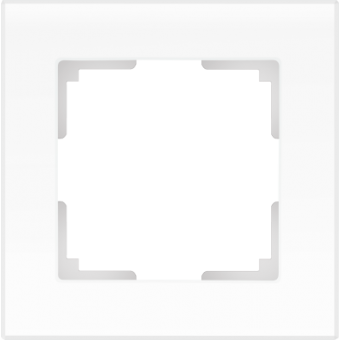 WL01-Frame-01 Рамка на 1 пост (белый матовый) Favorit Werkel a036576